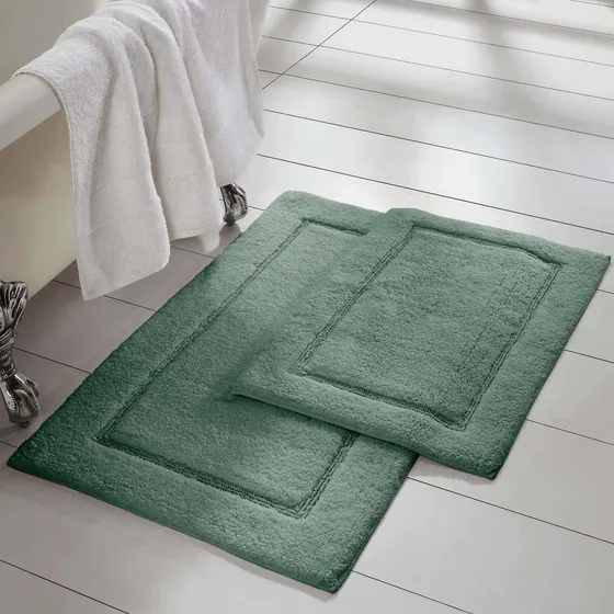 Alfombrilla Baño Forro Antideslizante Eucalipto