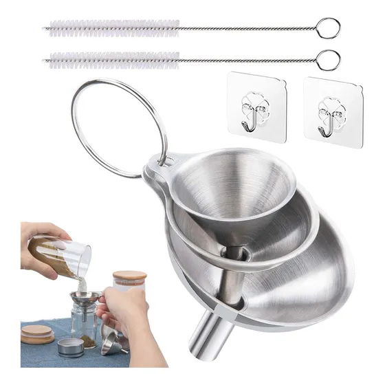 Embudos De Cocina Para Llenar Botellas Juego De 8 Piezas