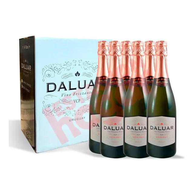 Vino Espumoso Daluar Frizzante Blanco Demisec Caja X6 750ml 