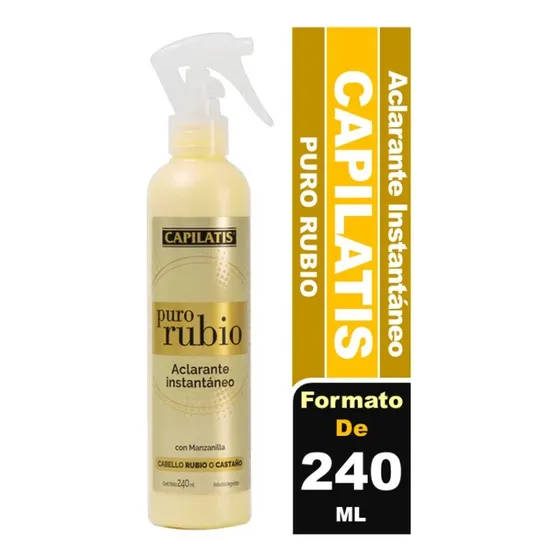 Capilatis  Aclarante Instantáneo Puro Rubio 240 Ml