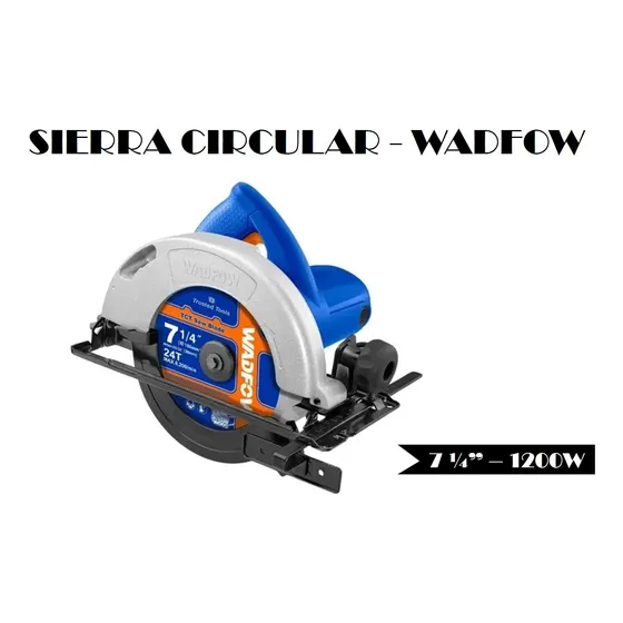 Sierra Circular De 7 1/4pul 1200w - Wadfow