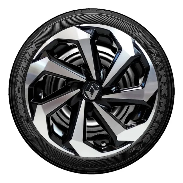 Kit 4 Calota Aro 14 Spider Sandero 2011 Até 2020 Logan Todos