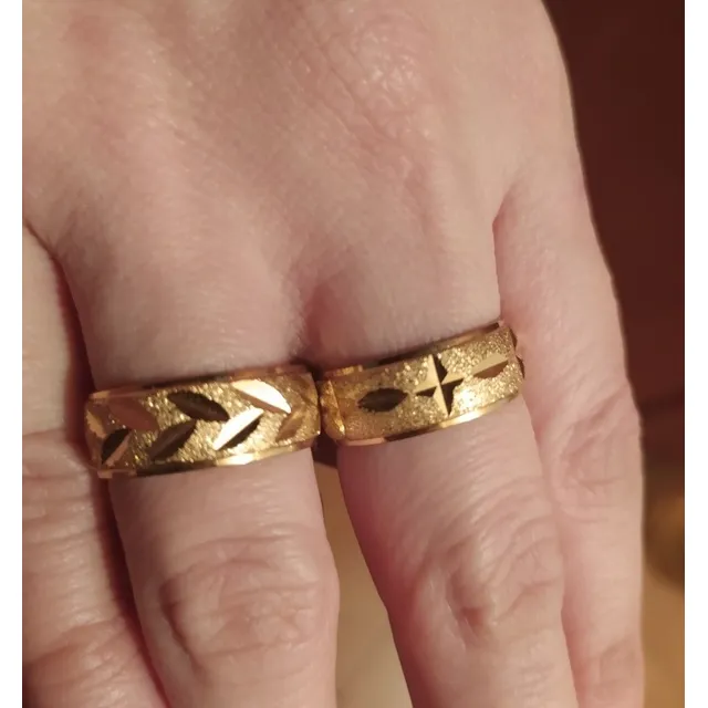 Anillos De Matrimonio O Compromiso De Plata - Número 10
