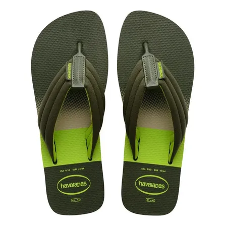 Chinelo Havaianas Urban Print Original Tira Larga Masculino Verde 39-40 Br