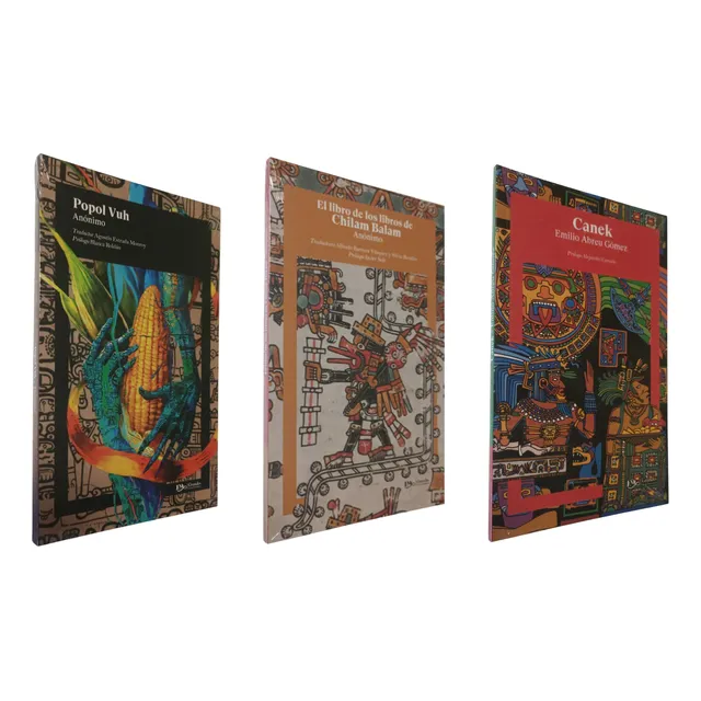 Popol Vuh , Canek , Chilam Balam Paq. 3 Libros 