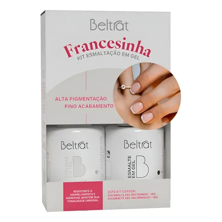 Kit Francesinha Beltrat - Esmalte Em Gel 166 + 001