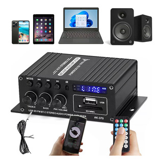 Amplificador De Áudio Estéreo Bluetooth Casa/carro 2 Canais Amplificador De Áudio Estéreo Bluetooth Casa/carro 2 Canais