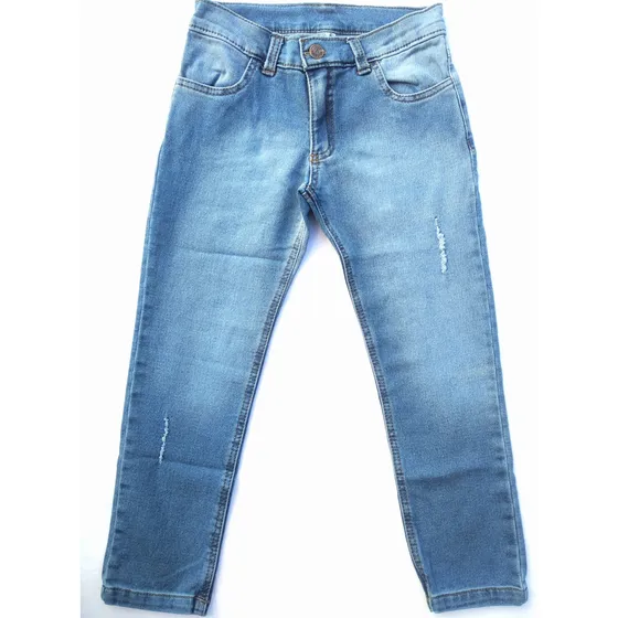Pantalón Jeans Tiki Niño Infantil Talles 2 Al 16 Con Roturas