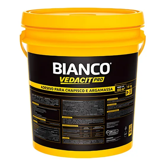 Bianco Adesivo Para Argamassa E Chapisco 18 Kg Vedacit