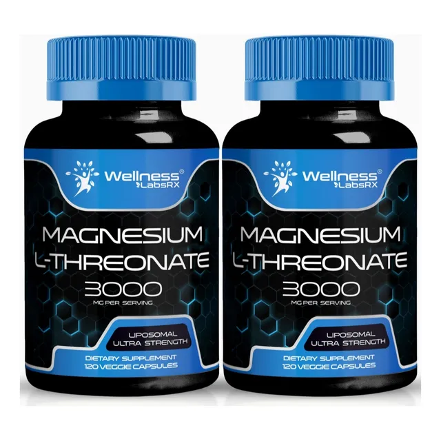 Magnesium L-threonate Wellness Labsrx 120 Mejora La Memoria