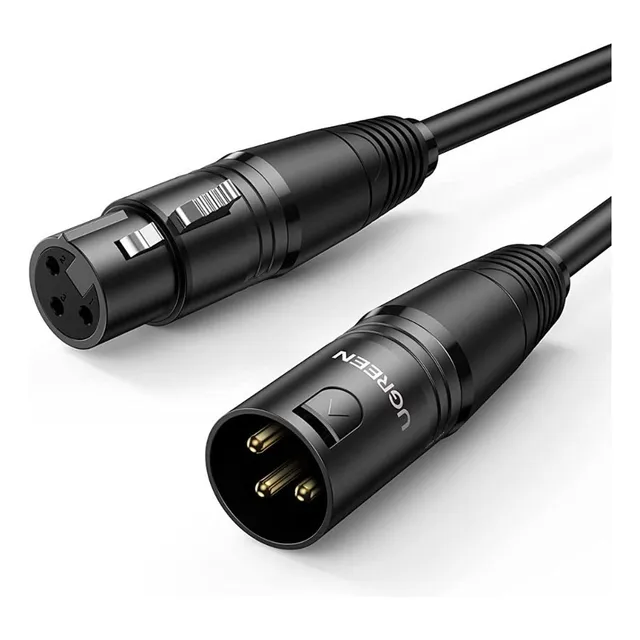 Cable De Micrófono Xlr Hembra A Macho 5m Ugreen