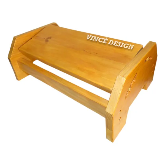 Banco Apoya Pies De Madera Aspen - Vincé Design