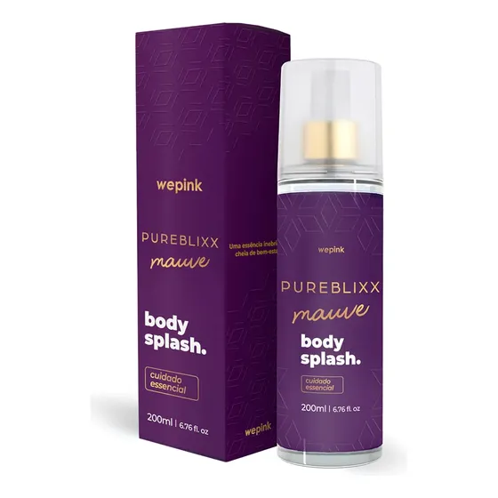 Body Splash Pureblixx Mauve Colônia 200ml - Wepink Original