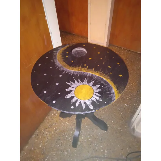 Mesita Auxiliar Feng Shui Yin Y Yan