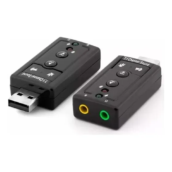 Tarjeta De Sonido 7.1 3d Usb 2.0 Tipo Pendrive