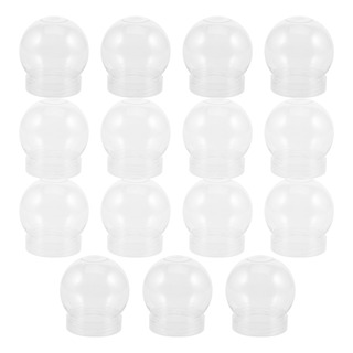 15 Bolas De Agua Transparente Con Tapa De Rosca, Bola De Nie 15 Bolas De Agua Transparente Con Tapa De Rosca, Bola De Nie