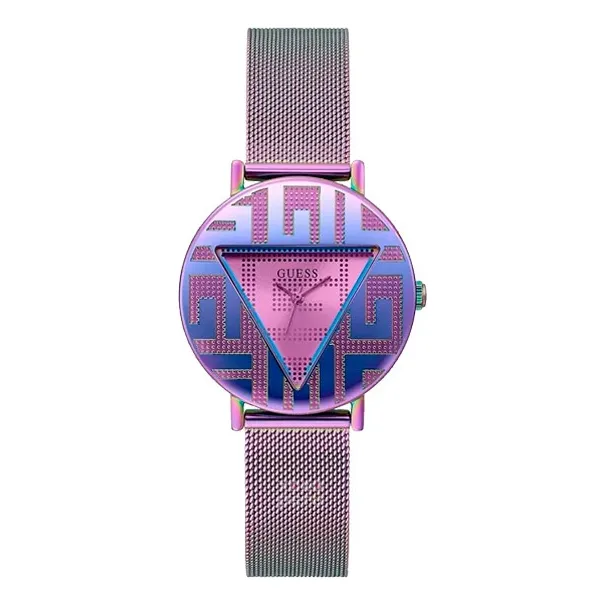 Reloj Guess Gw0479l1 Iconic Dama Lila Multicolor 