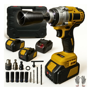 Chave De Impacto 48v Furadeira Parafusadera 2 Bateria Bivolt Chave De Impacto 48v Furadeira Parafusadera 2 Bateria Bivolt