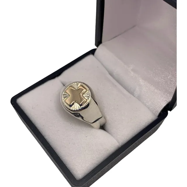 Anillo Enfermera Enfermeria Enfermero Plata Y Oro