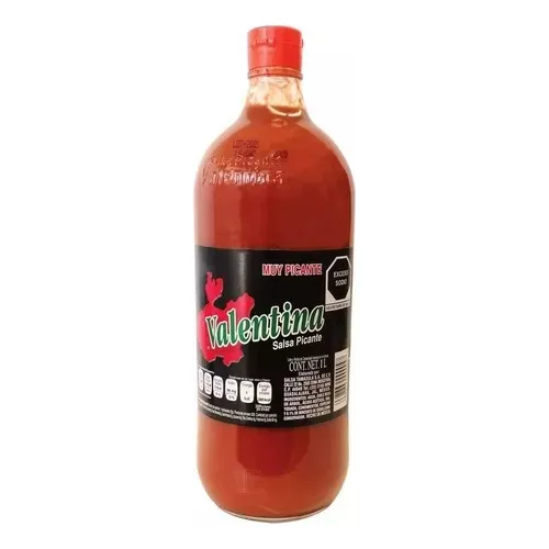 Salsa Valentina Negra - Botella De 1 L - Producto Mexicano