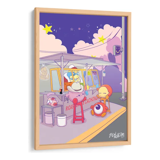 Cuadro Enmarcado Pino Kirby Norteño 20x30, Lalonncheraa