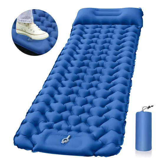 Colchon Inflable De Acampar Ligero - Enrollable - Sencillo