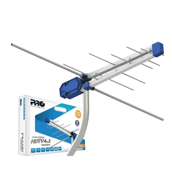 Antena Externa Digital Aquário Completa Pronta P/ Instalar 