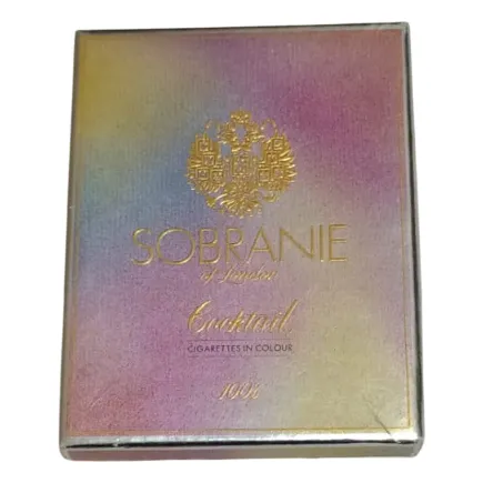 Marquilla De Cigarrillos Antigua Sobranie Unica! Coleccion