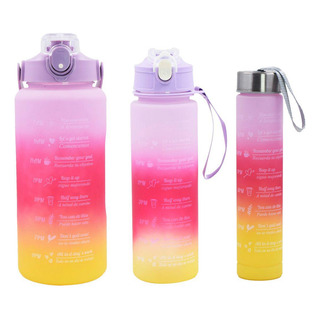Kit 3 Garrafas Squeeze Agua Tiedye 2l/800ml/280ml Academia Kit 3 Garrafas Squeeze Agua Tiedye 2l/800ml/280ml Academia