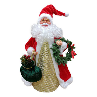 Spinner Santa Claus Música Eléctrica Luz Regalo Decoración Spinner Santa Claus Música Eléctrica Luz Regalo Decoración