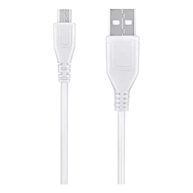 Cable Micro Usb Blanco 5ft Para Ereader Ericsson Xperia Neo,