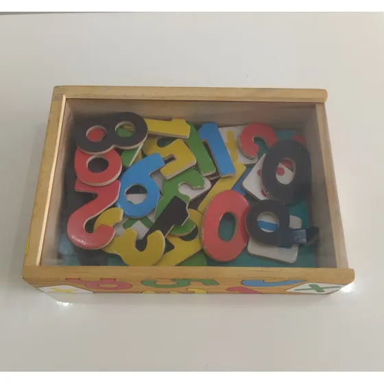 Juego De Números Melissa & Doug Magnético, Multicolor, Usado