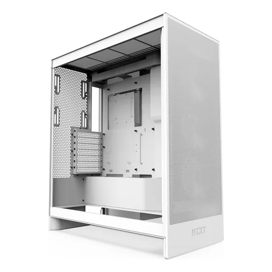 Gabinete Mid Tower Atx Nzxt H7, C/3 Coolers De 120mm, Blanco
