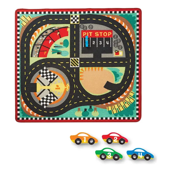 Alfombra De Circuito Round The Speedway De Melissa & Doug