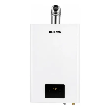 Calefón Philco 14/l Min - Blanco - Tiro Forzado - Tecnología Pilotless