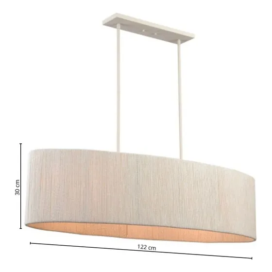 Lampara De Techo Savoy Luminaria Living Dormitorio Lcm Estructura Beige