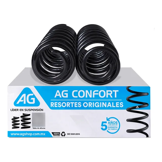 Resortes Ag Volkswagen Jetta A2/a3 Reforzado 1992-1999 Tras