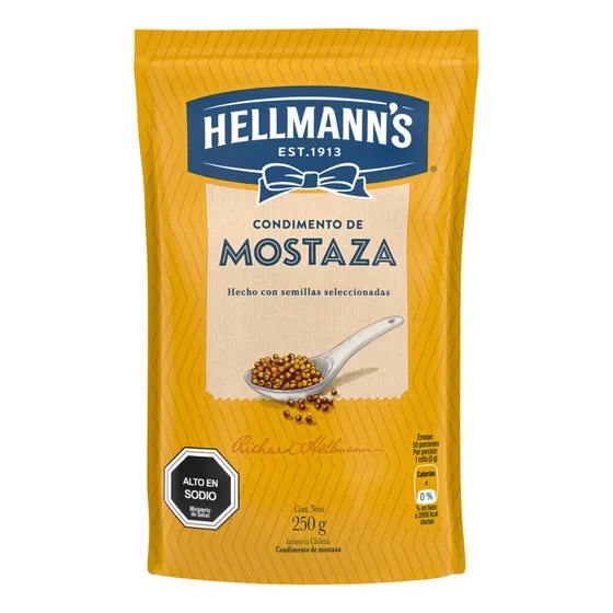 Condimento De Mostaza Doypack 250 G Hellmann S