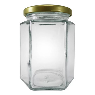 Frasco De Vidrio Miel Hexagonal 250 Ml Con Tapa (24 Pcs) Frasco De Vidrio Miel Hexagonal 250 Ml Con Tapa (24 Pcs)