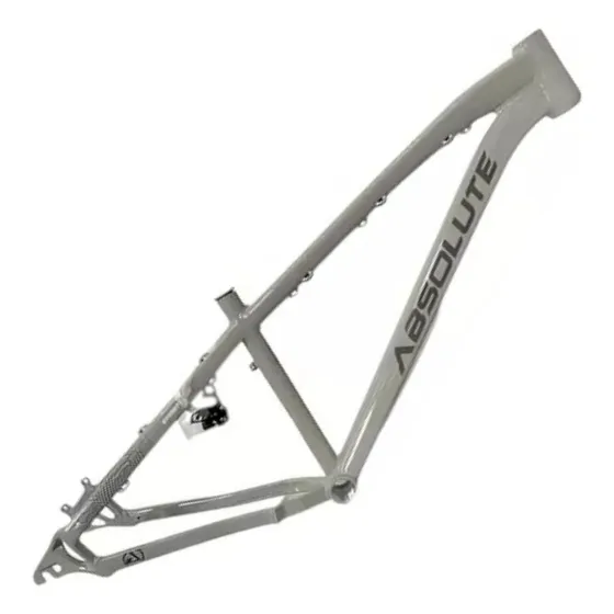 Quadro Bike Aro 26 Brutus 3 Gancheira Vertical Grau Absolute Cor Cinza Tamanho del quadro 13