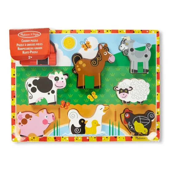 Melissa & Doug Rompecabeza Chunky Granja