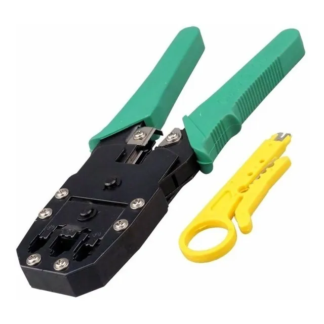 Crimpeadora Profesional Rj45 Rj11 + Pela Cable - Tecnomati