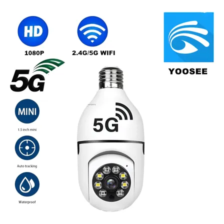 Câmera Lâmpada Wifi 5g Segurança 360 Yoosee Full Hd Ts2