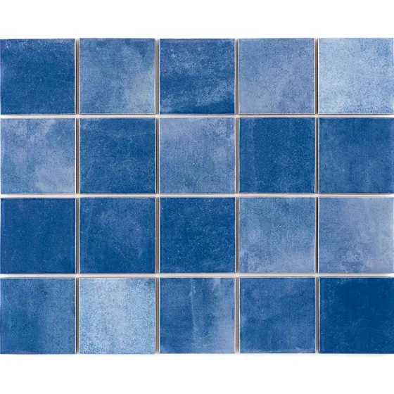 Mosaico De Piscina Noronha Safira Br 7,5x7,5 - Eliane