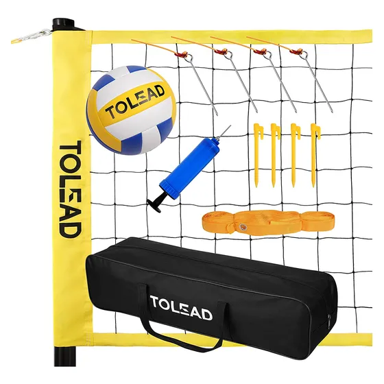 Set De Voleibol De Exterior Tolead, Portátil, Con Postes