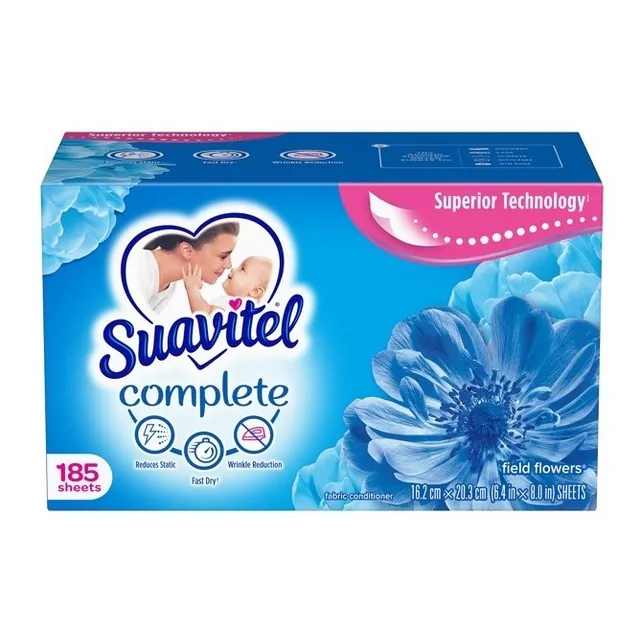 Toallas Suavizante De Tela Suavitel 185pzas.*importada