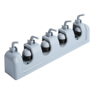 Organizador Escobas Soporte Colgador Pared 5 Espacios Gancho Organizador Escobas Soporte Colgador Pared 5 Espacios Gancho