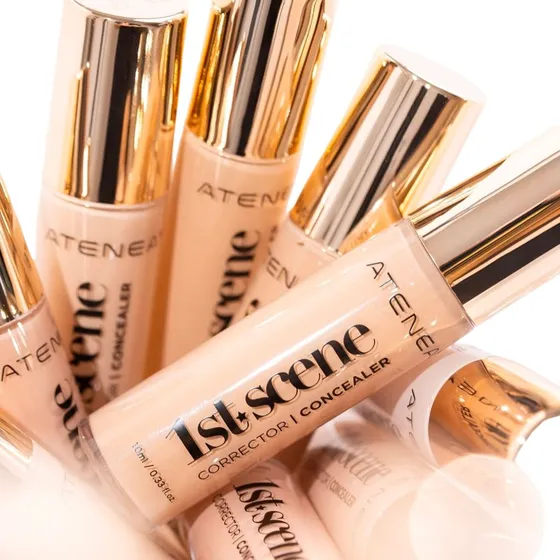 Corrector Ojeras 1st Scene Con Cafeina Y Acido Hialuronico Cobertura Total Ojeras Imperfecciones Tono Biege
