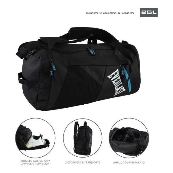 Bolso Deportivo Everlast Gym Morral Viaje Gimnasio