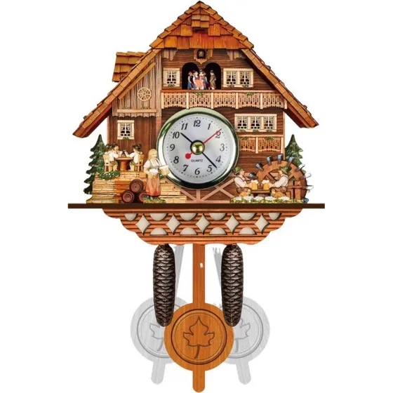 Para Reloj De Pared Europeo Retro En La Sala De Estar, Reloj